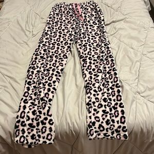 WOMEN Pink Cheetah Print Pajama Pants